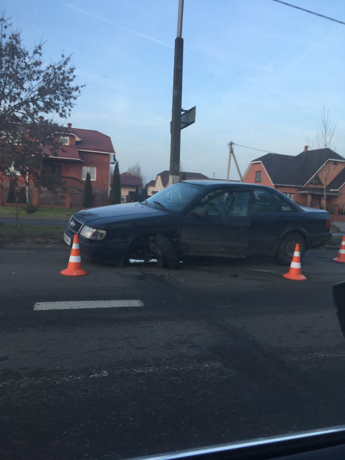 В Пинске в аварию попали несколько автомобилей