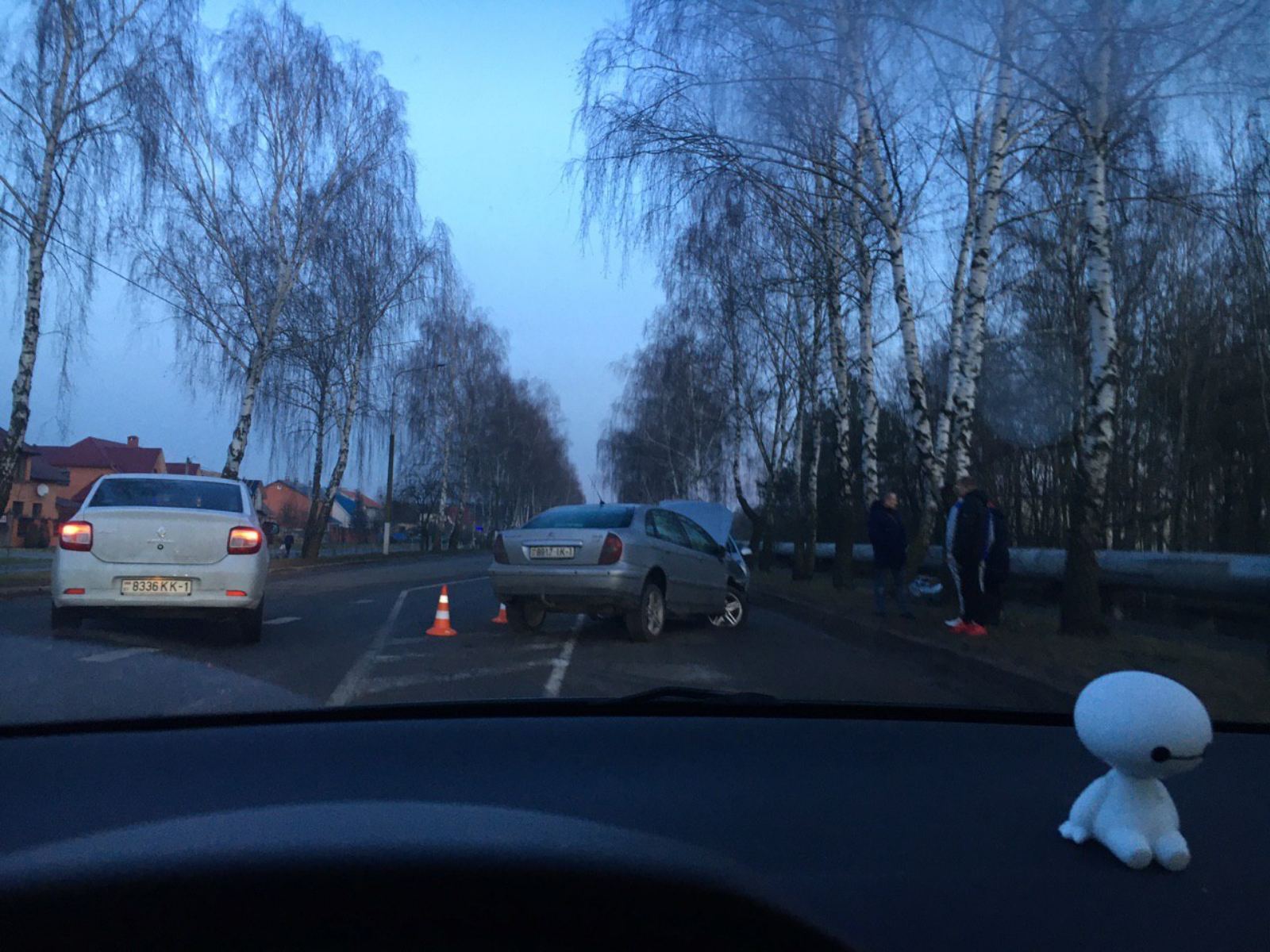 В Пинске в аварию попали несколько автомобилей